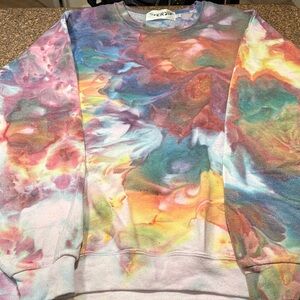 RIVERSIDE Ladies MULTI Tie-Dye Sweatshirt-L